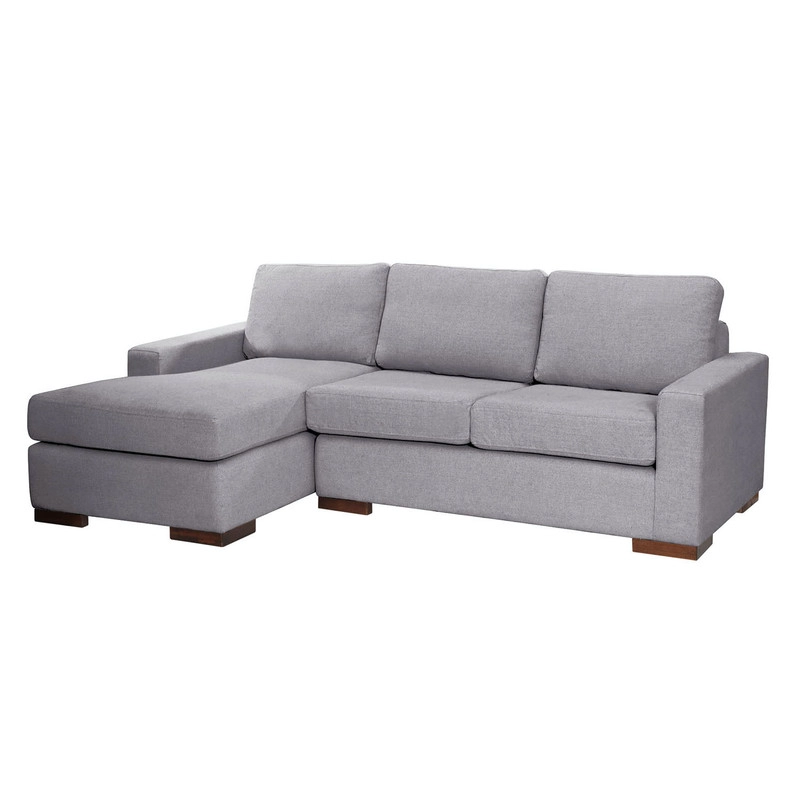 SECCIONAL LATAM HOME LIVORNO IZQUIERDO 3 CUERPOS LINO GRIS CLARO - 2