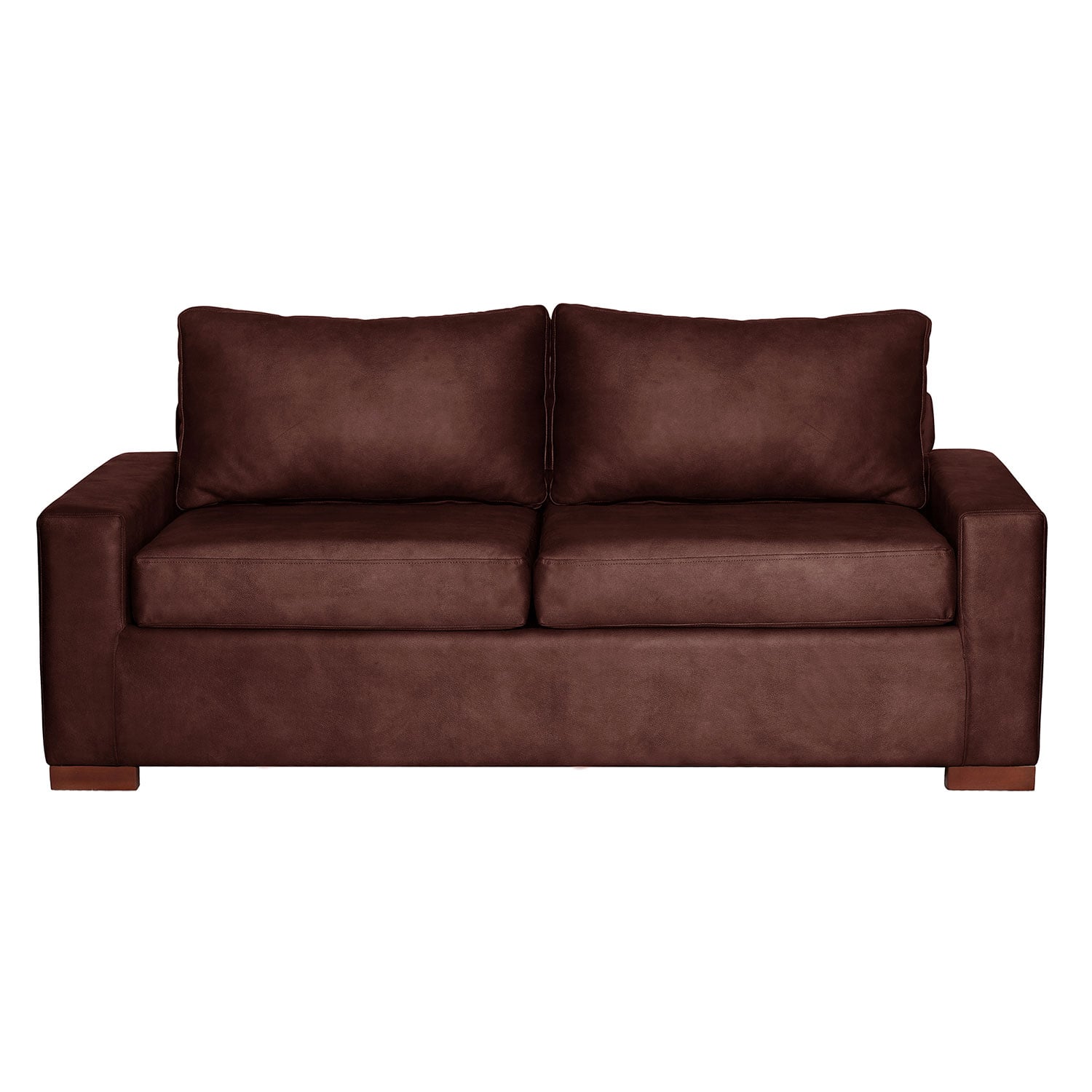SOFA CAMA LATAM HOME LIVORNO 3 CUERPOS CUERO KENTUCKY CAFÉ MORO 2PL - 1