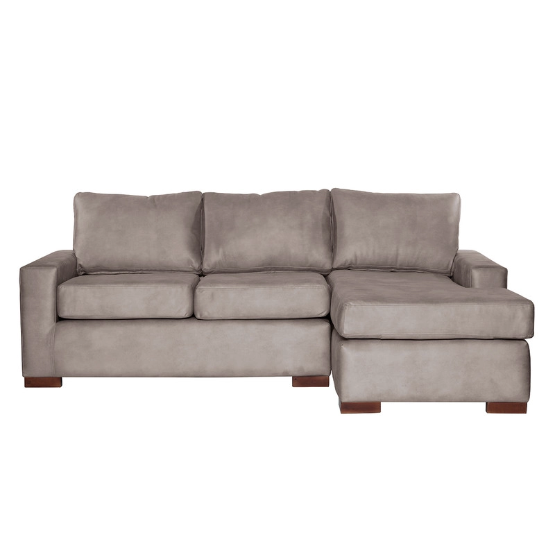 SECCIONAL LATAM HOME LIVORNO DERECHO 3 CUERPOS CUERO KENTUCKY GRIS - 8