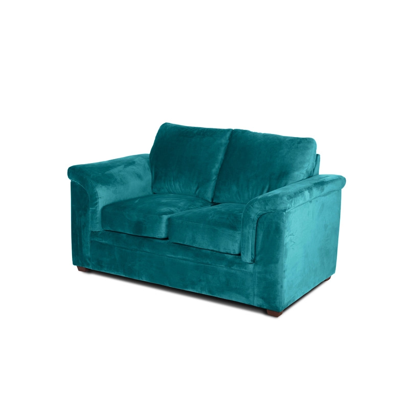 SOFA LATAM HOME ANCONA 2 CUERPOS TURQUESA VELVET - 2