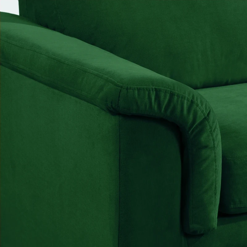 SOFA LATAM HOME ANCONA 2 CUERPOS VERDE VELVET - 4
