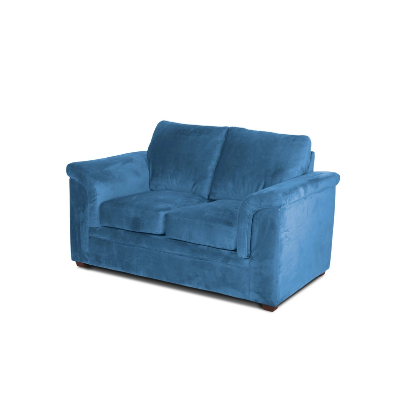 SOFA LATAM HOME ANCONA 2 CUERPOS AZUL PETROLEO VELVET - 2