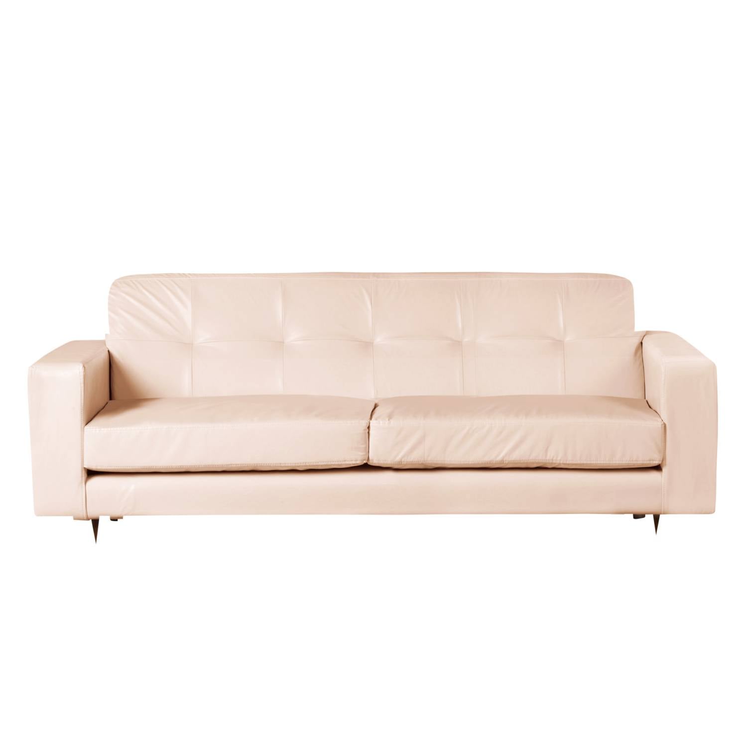 SOFA LATAM HOME SALERNO 3 CUERPOS BEIGE PU - 1