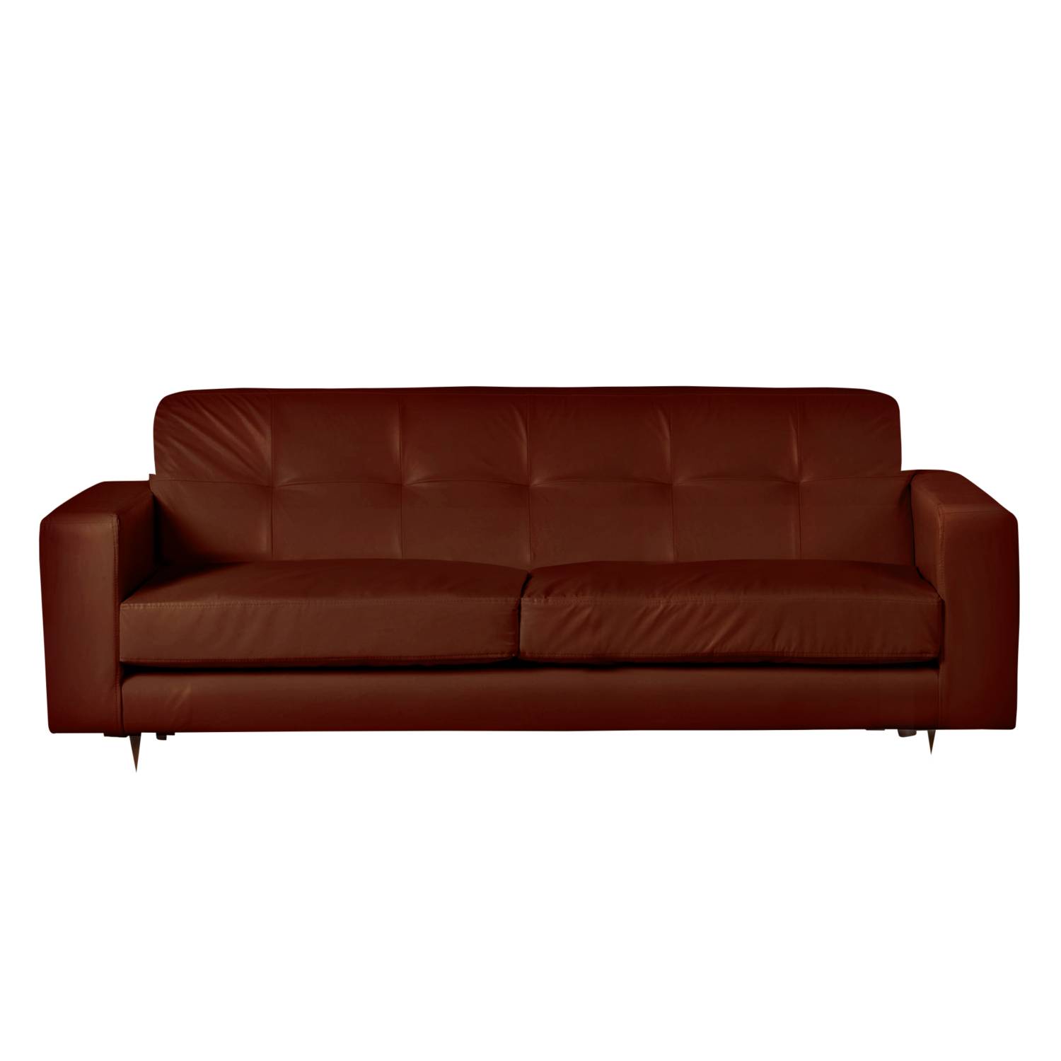 SOFA LATAM HOME SALERNO 3 CUERPOS CHOCOLATE PU - 1