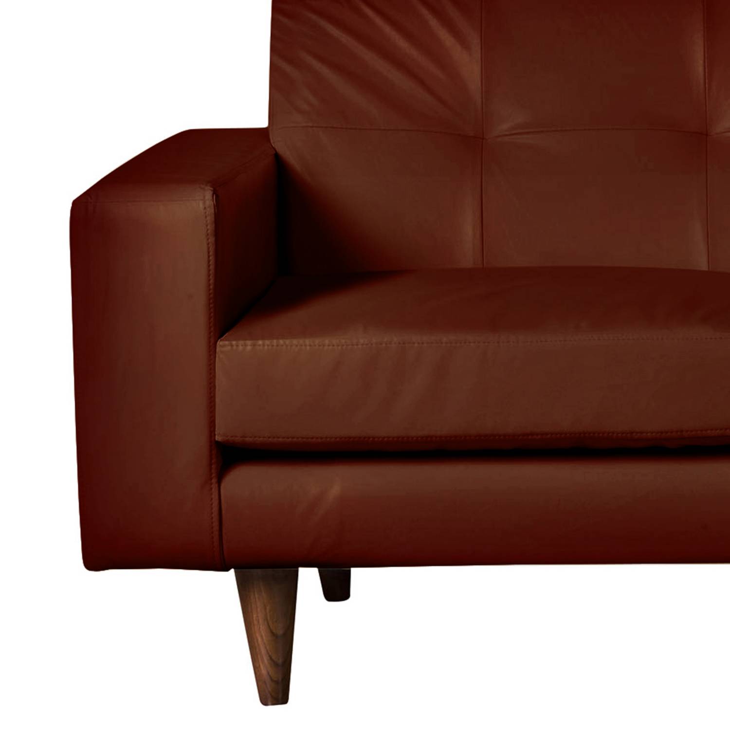 SOFA LATAM HOME SALERNO 3 CUERPOS CHOCOLATE PU - 3
