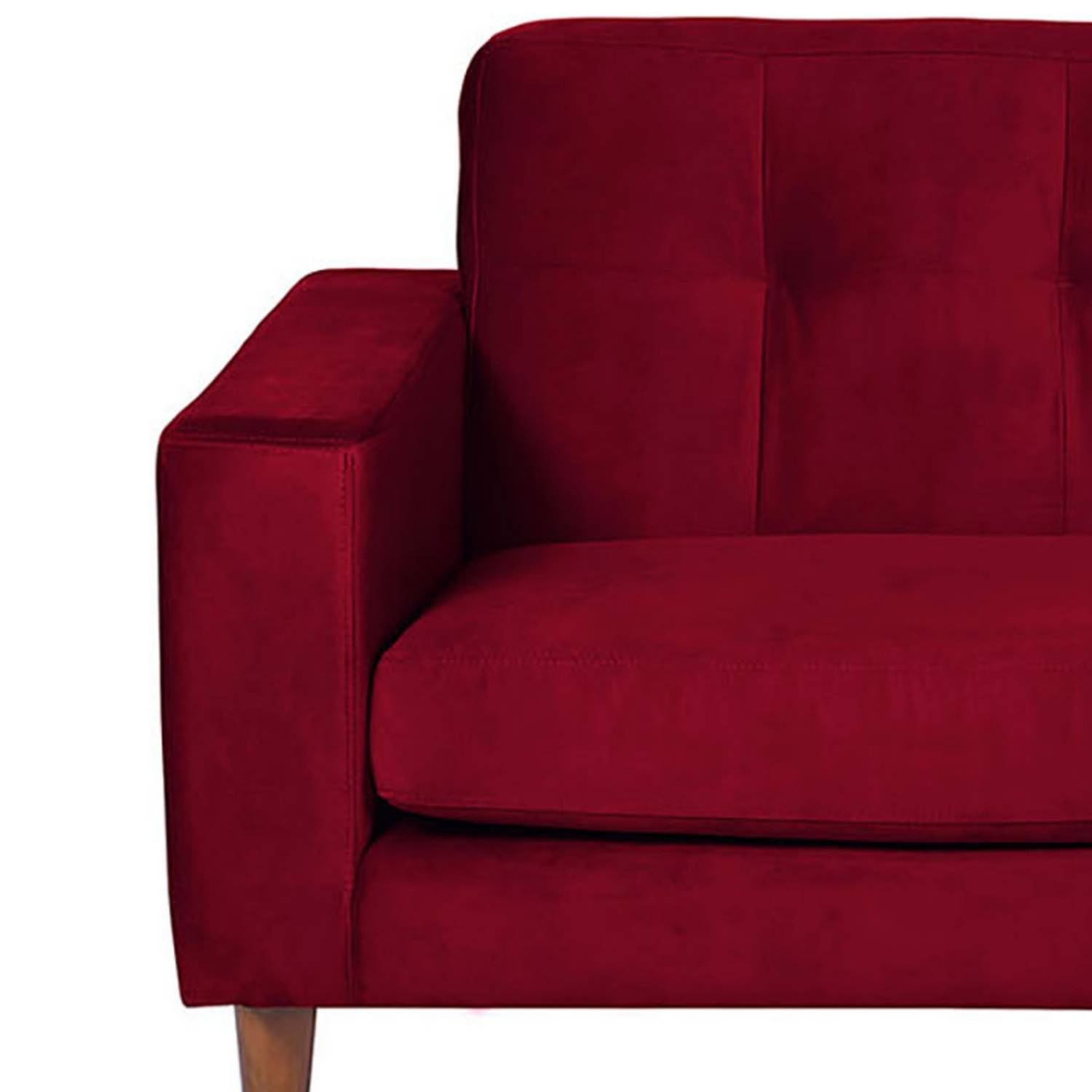 SOFA LATAM HOME SALERNO 2 CUERPOS BURDEO VELVET - 2