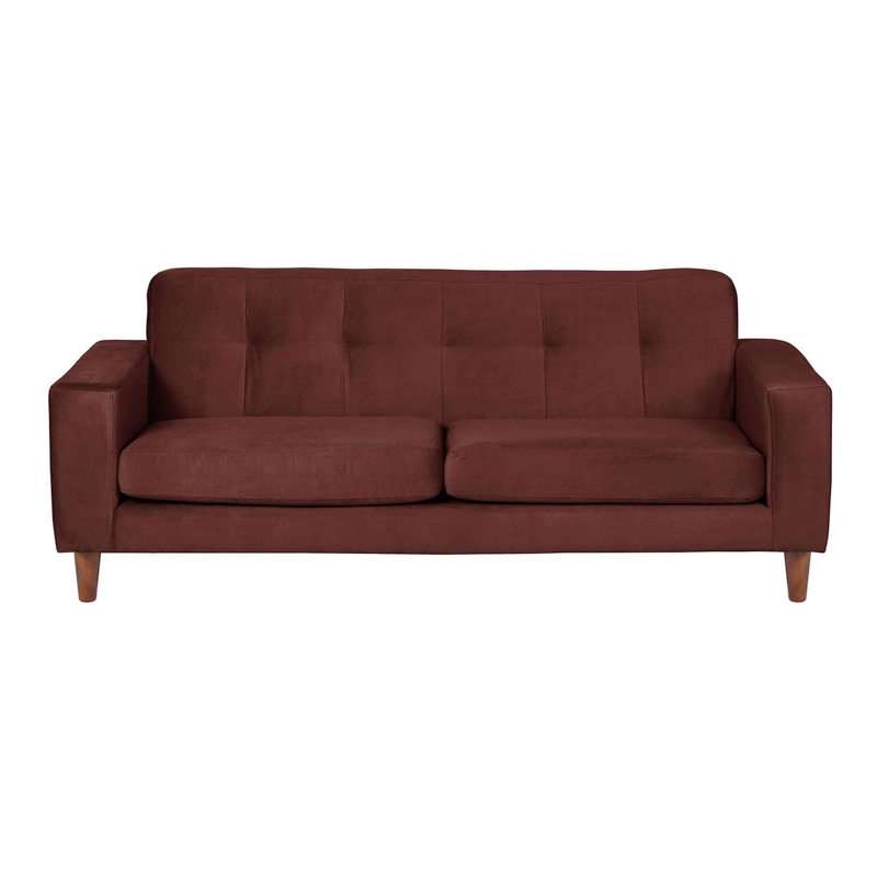 SOFA LATAM HOME SALERNO 3 CUERPOS CHOCOLATE VELVET - 1