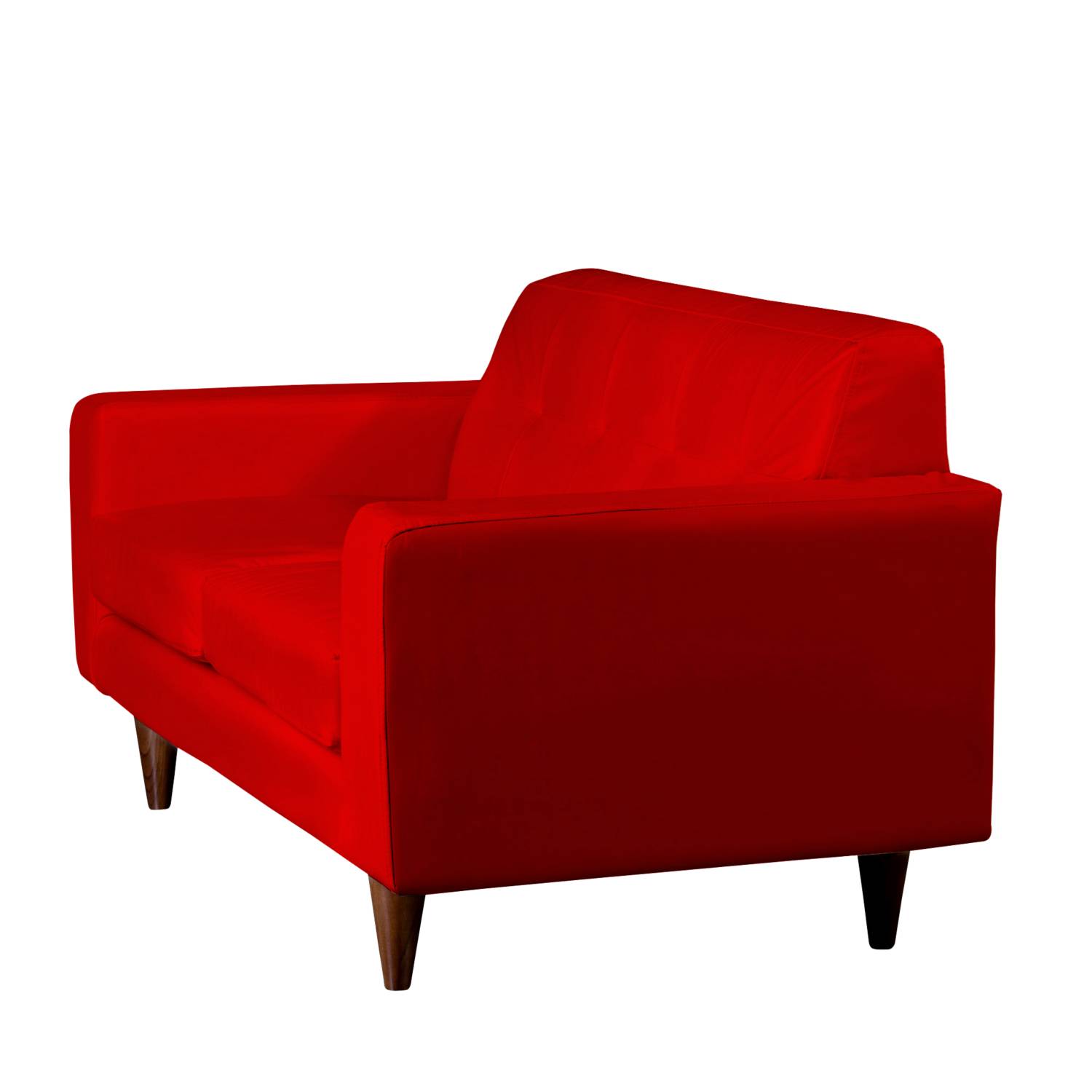 SOFA LATAM HOME SALERNO 3 CUERPOS ROJO PU - 2