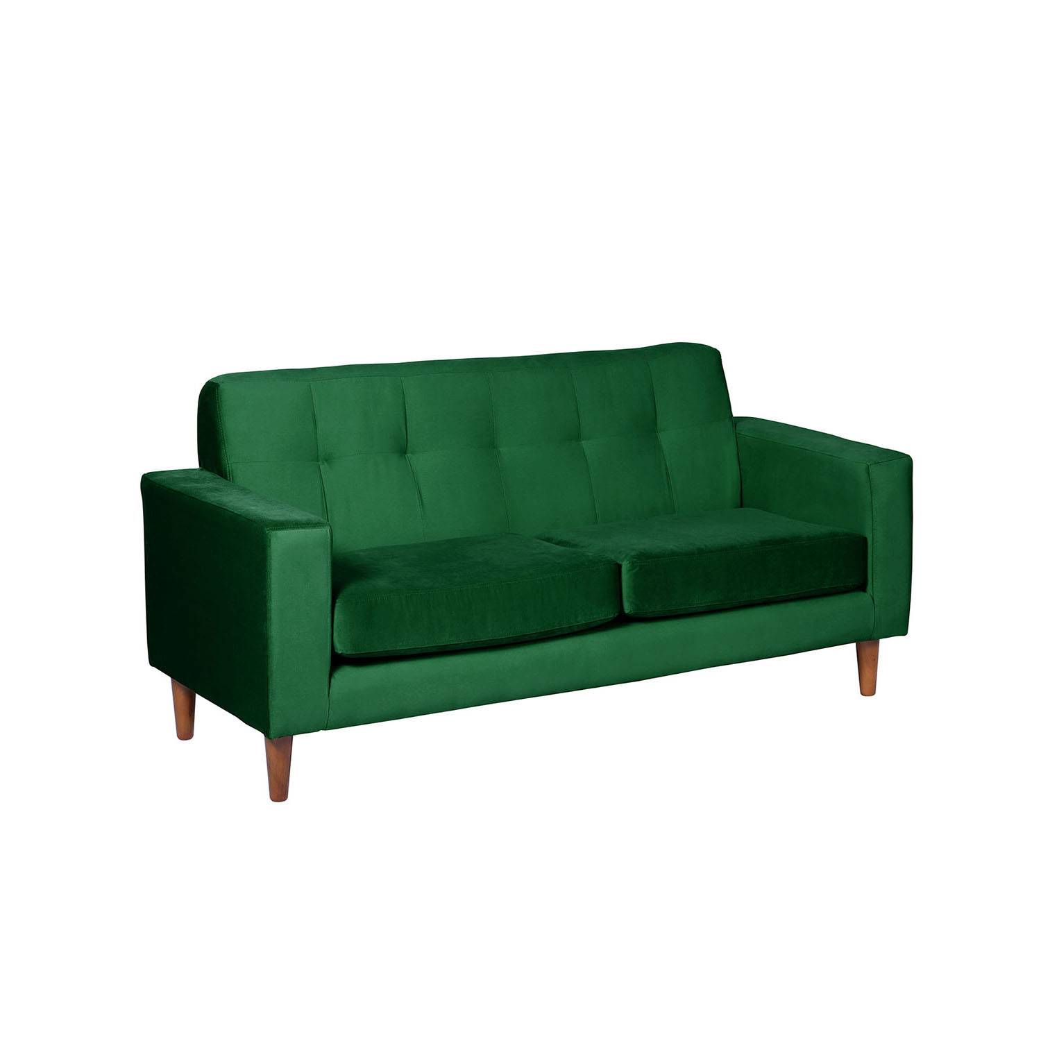 SOFA LATAM HOME SALERNO 2 CUERPOS VERDE VELVET - 2