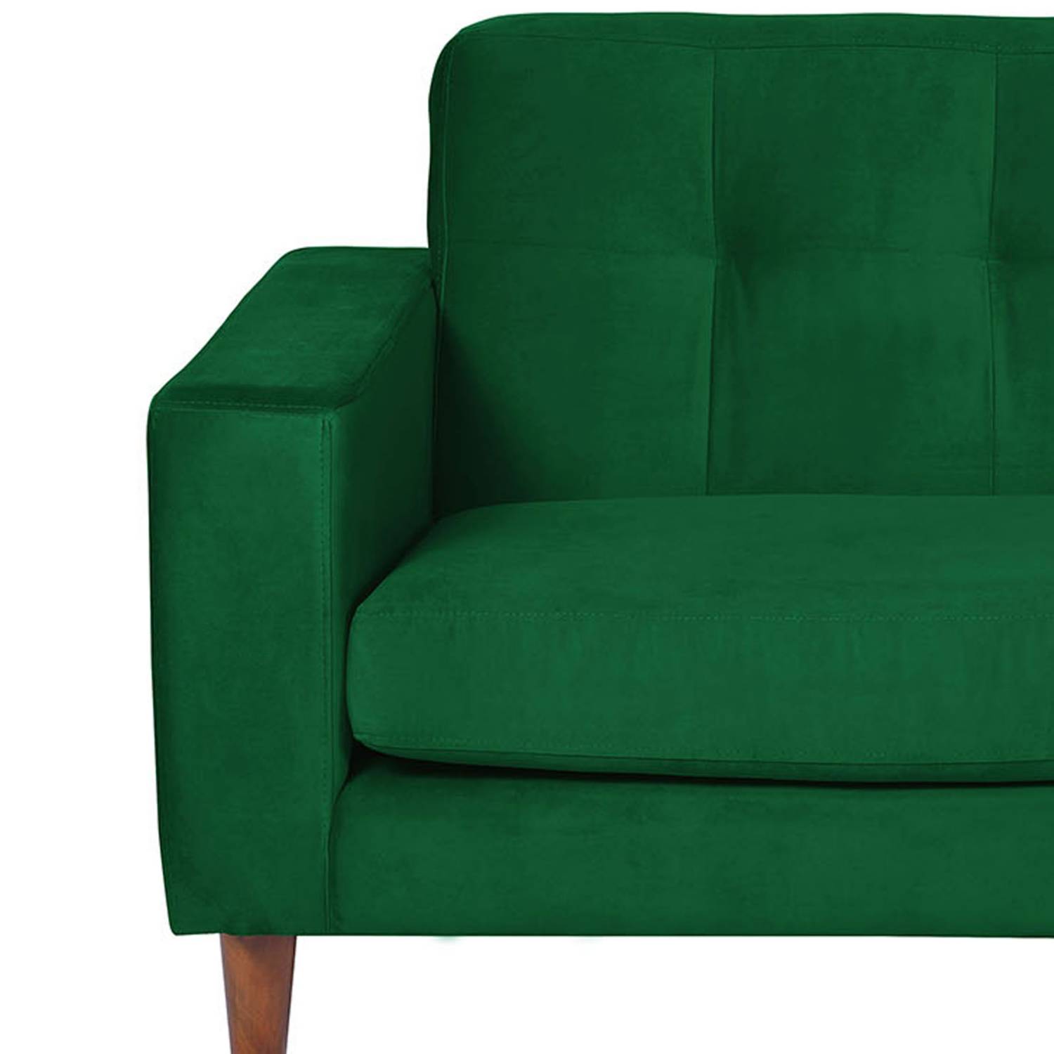SOFA LATAM HOME SALERNO 2 CUERPOS VERDE VELVET - 3
