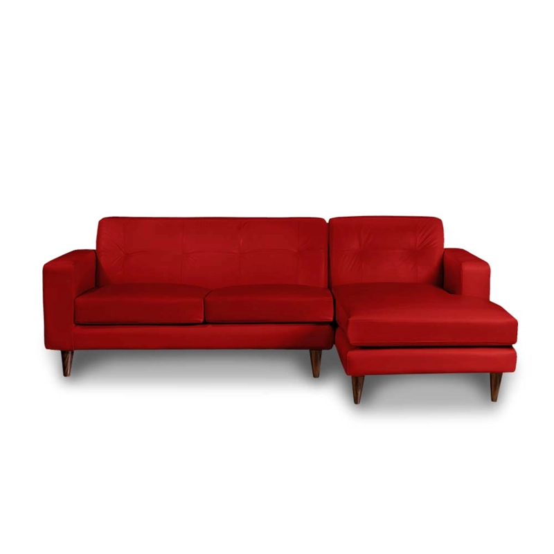 SOFA CHAISELONG LATAM HOME SALERNO DERECHO 3 CUERPOS PUROJO - 1
