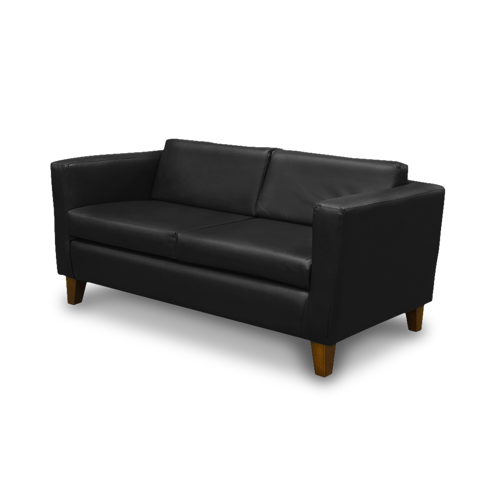 SOFA LATAM HOME SICILIA 3 CUERPOS NEGRO PU - 2