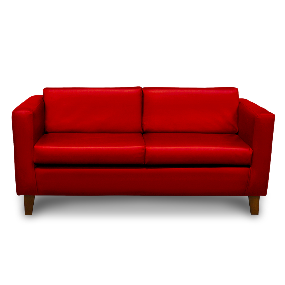 SOFA LATAM HOME SICILIA 3 CUERPOS ROJO PU - 1