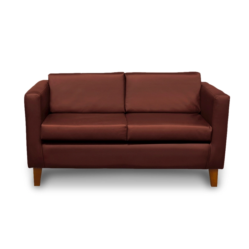 SOFA LATAM HOME SICILIA 2 CUERPOS CHOCOLATE PU - 1