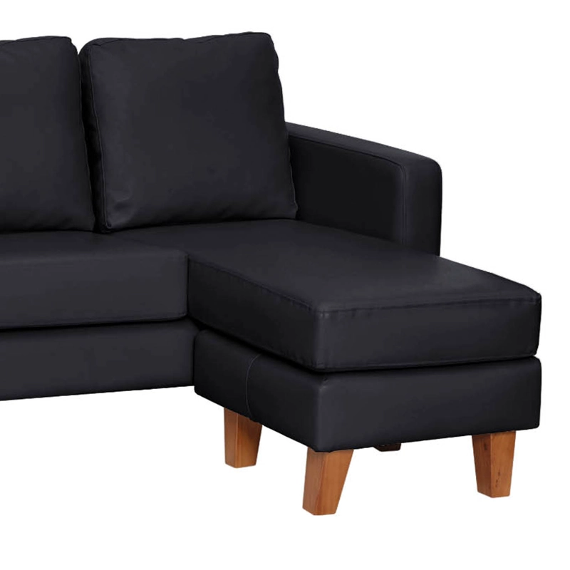 SECCIONAL LATAM HOME VENECIA LIBRE DISPOSICIÓN NEGRO INTERCAMBIABLE PU - 3