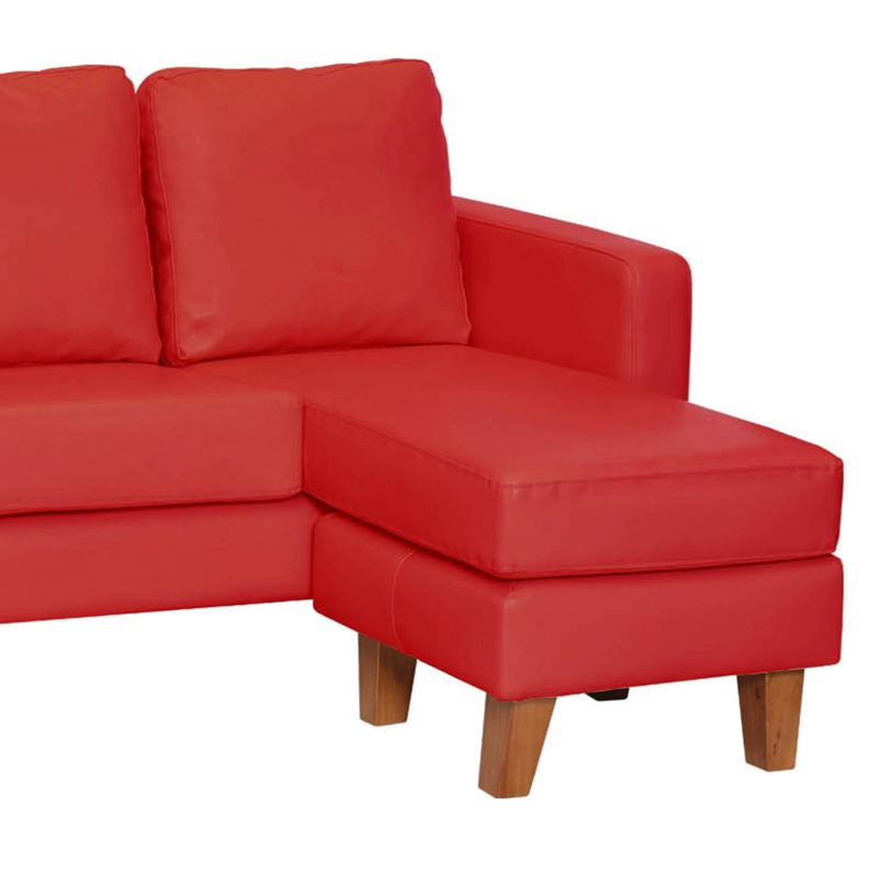 SECCIONAL LATAM HOME VENECIA LIBRE DISPOSICIÓN ROJO INTERCAMBIABLE PU - 3