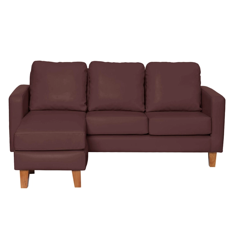 SECCIONAL LATAM HOME VENECIA LIBRE DISPOSICIÓN CHOCOLATE INTERCAMBIABLE PU - 1