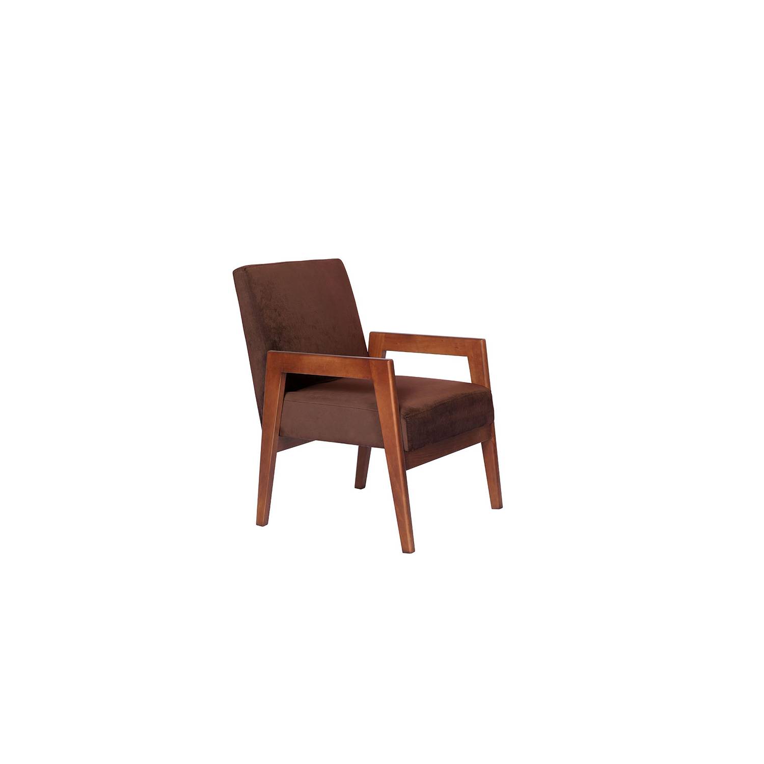 SITIAL LATAM HOME FRANKFURT 1 CUERPO CHOCOLATE TELA VELVET - 3