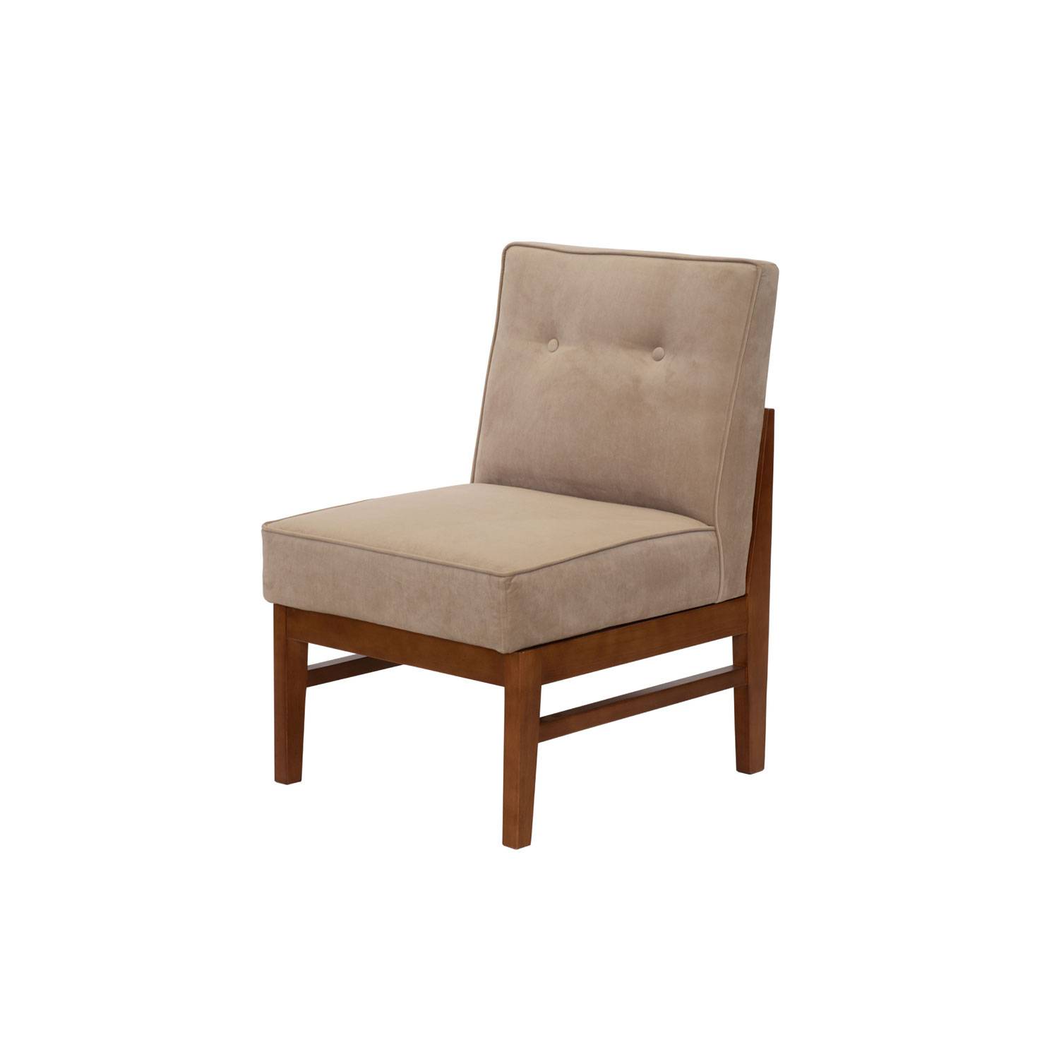 SITIAL LATAM HOME COLONIA 1 CUERPO BEIGE TELA VELVET - 2