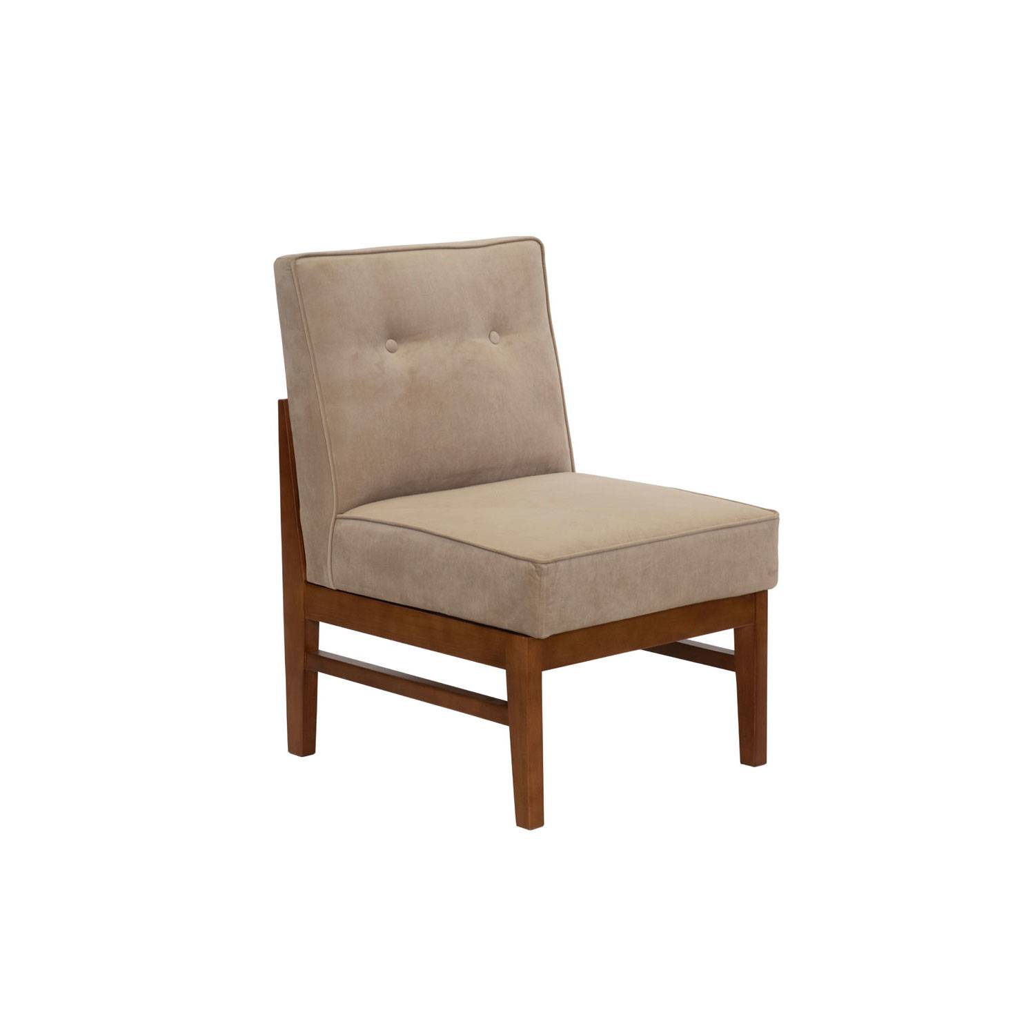 SITIAL LATAM HOME COLONIA 1 CUERPO BEIGE TELA VELVET - 3
