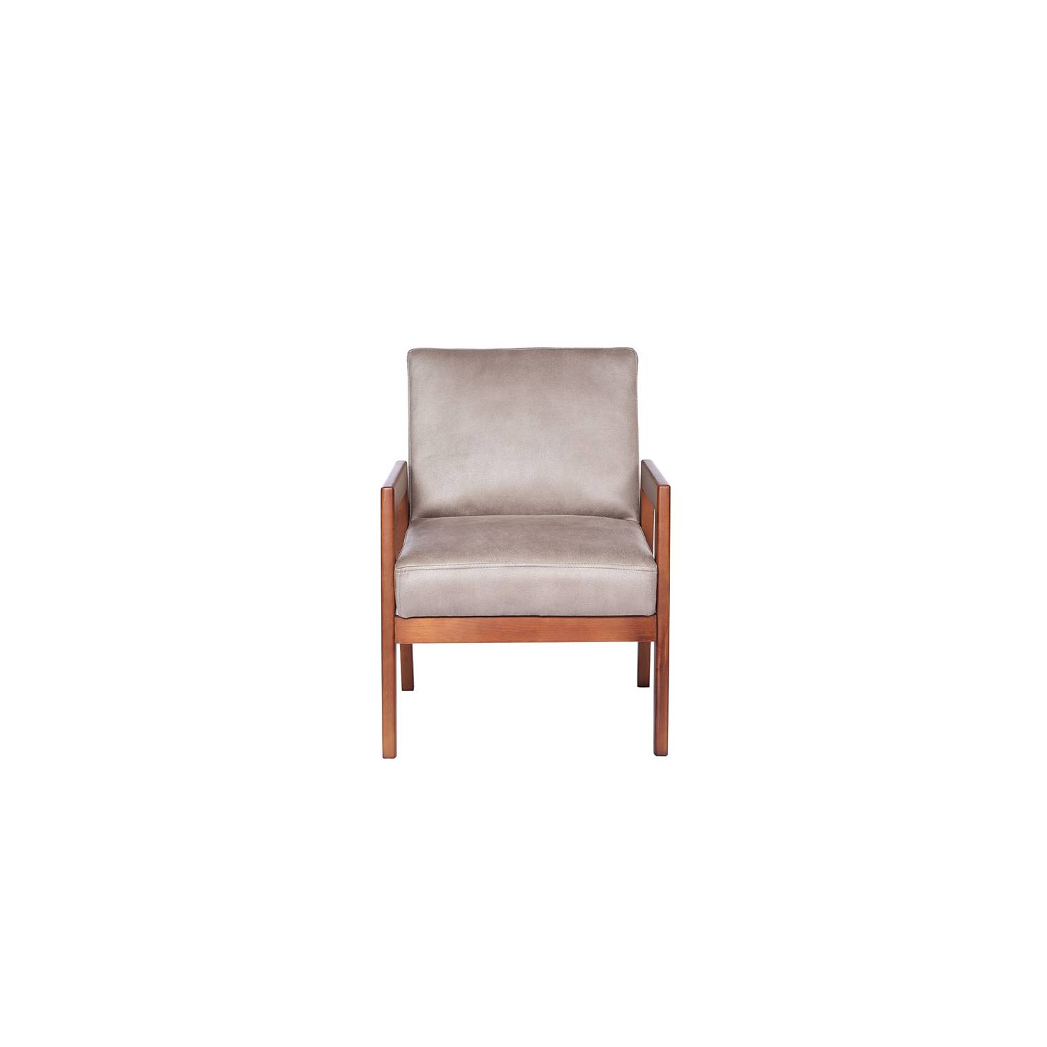 SITIAL LATAM HOME FRANKFURT 1 CUERPO CUERO KENTUCKY GRIS - 1