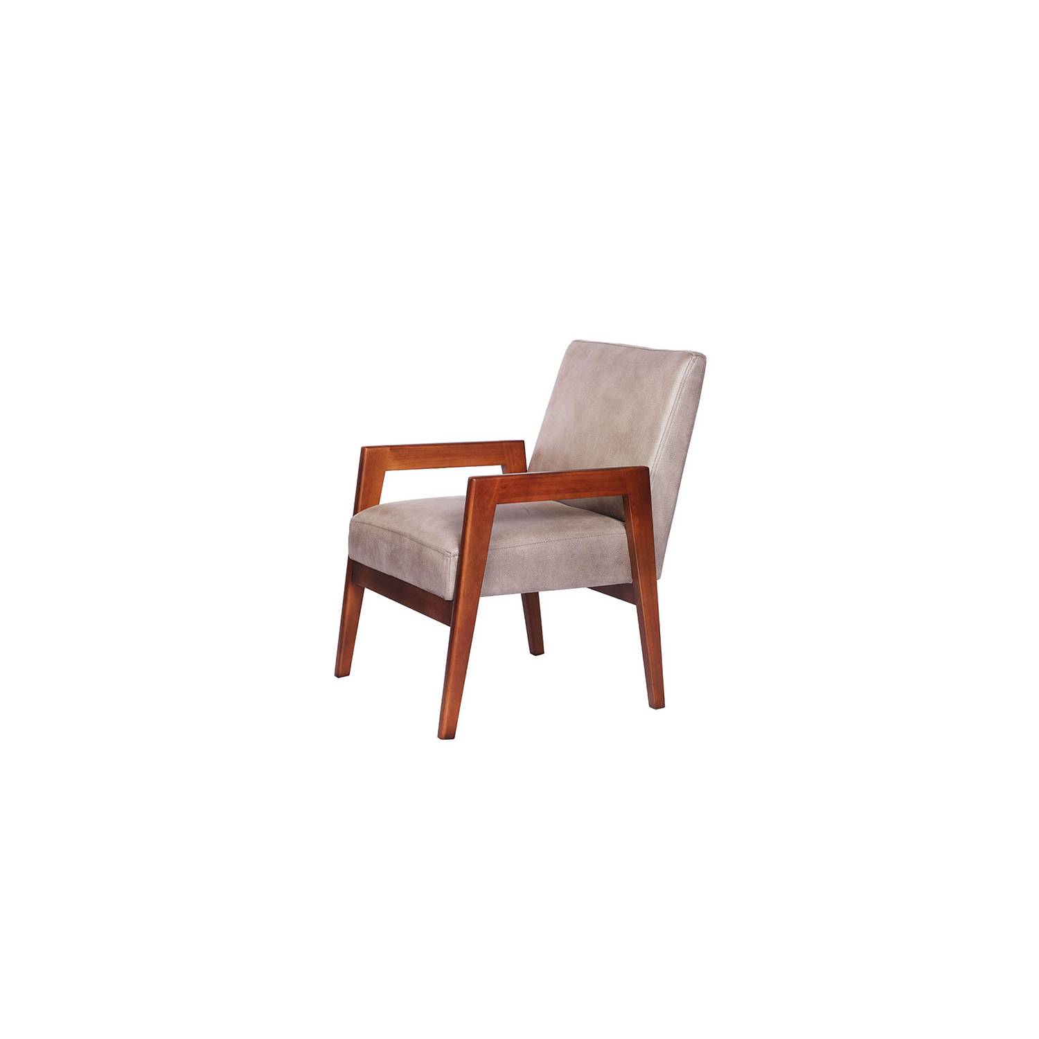 SITIAL LATAM HOME FRANKFURT 1 CUERPO CUERO KENTUCKY GRIS - 2