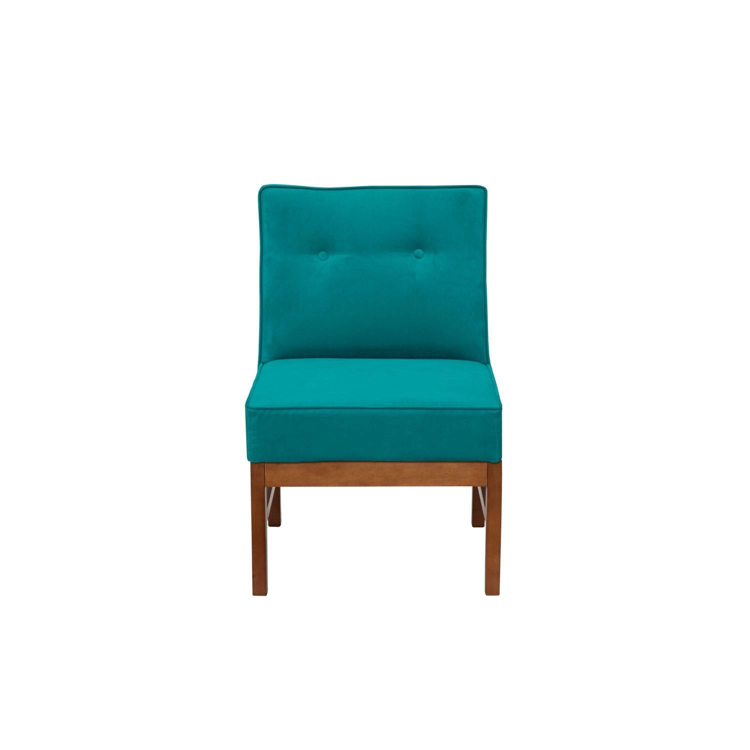 SITIAL LATAM HOME COLONIA 1 CUERPO TURQUESA TELA VELVET - 1