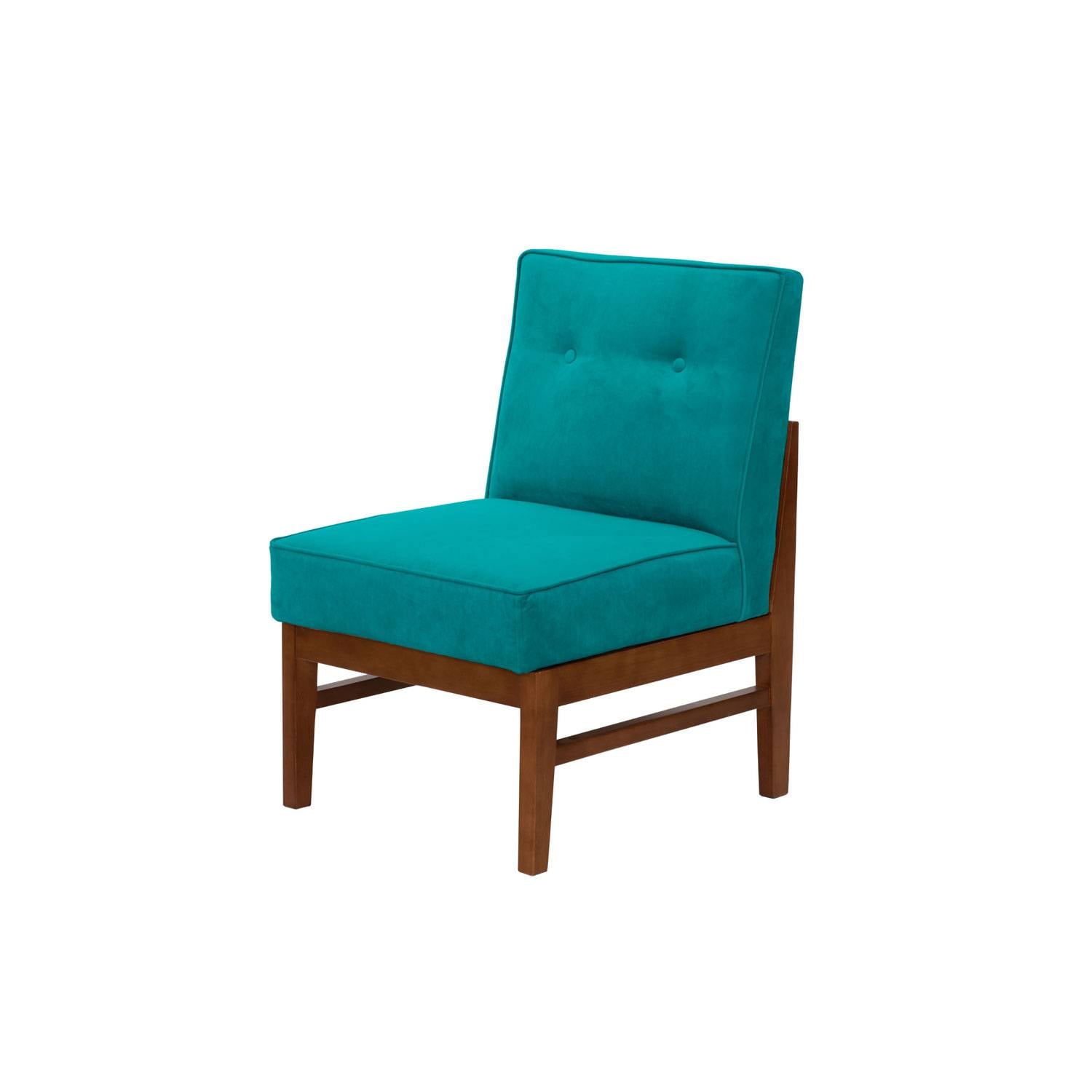 SITIAL LATAM HOME COLONIA 1 CUERPO TURQUESA TELA VELVET - 2