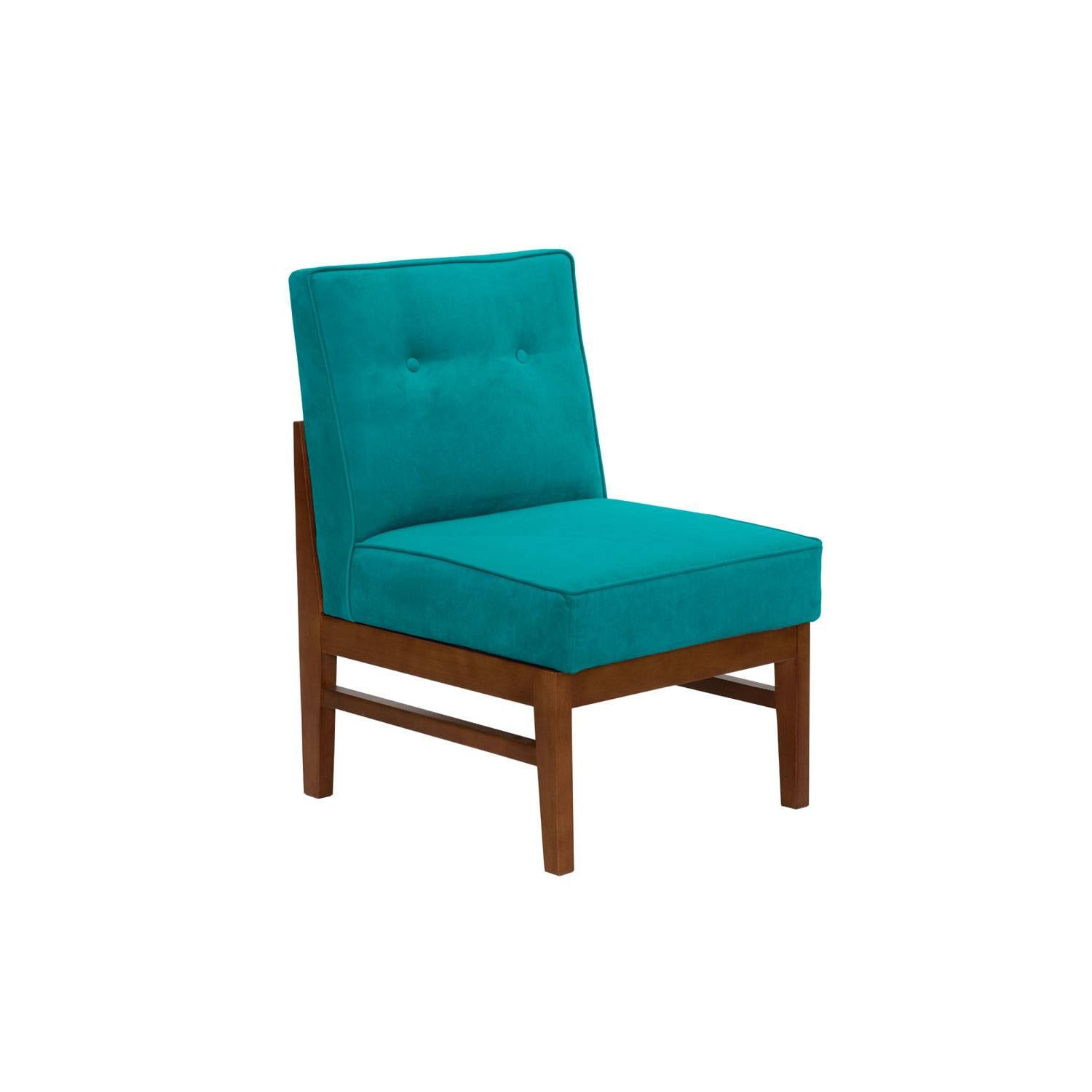 SITIAL LATAM HOME COLONIA 1 CUERPO TURQUESA TELA VELVET - 3