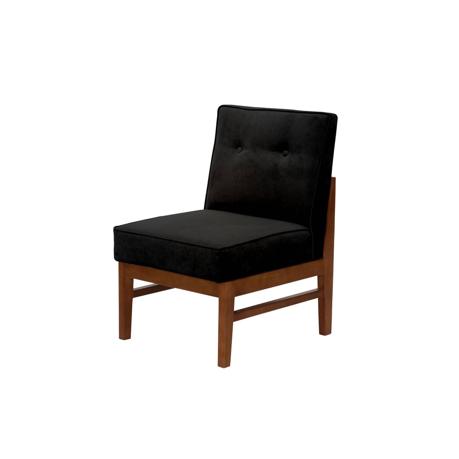 SITIAL LATAM HOME COLONIA 1 CUERPO NEGRO TELA VELVET - 2