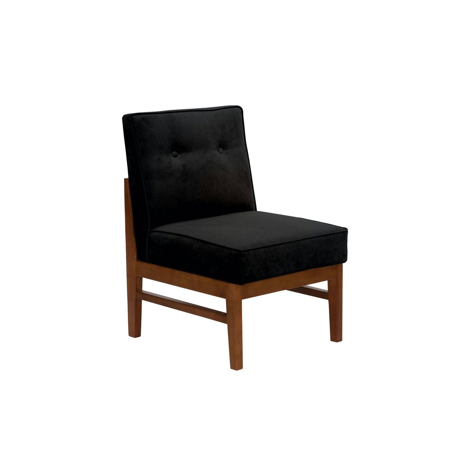 SITIAL LATAM HOME COLONIA 1 CUERPO NEGRO TELA VELVET - 3