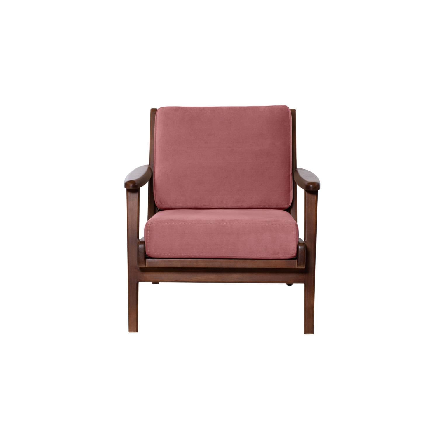 SITIAL LATAM HOME NEUSS 1 CUERPO PALO ROSA TELA VELVET - 1