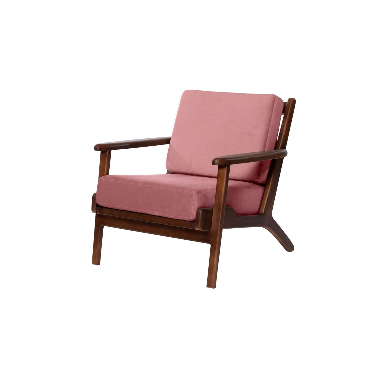 SITIAL LATAM HOME NEUSS 1 CUERPO PALO ROSA TELA VELVET - 3