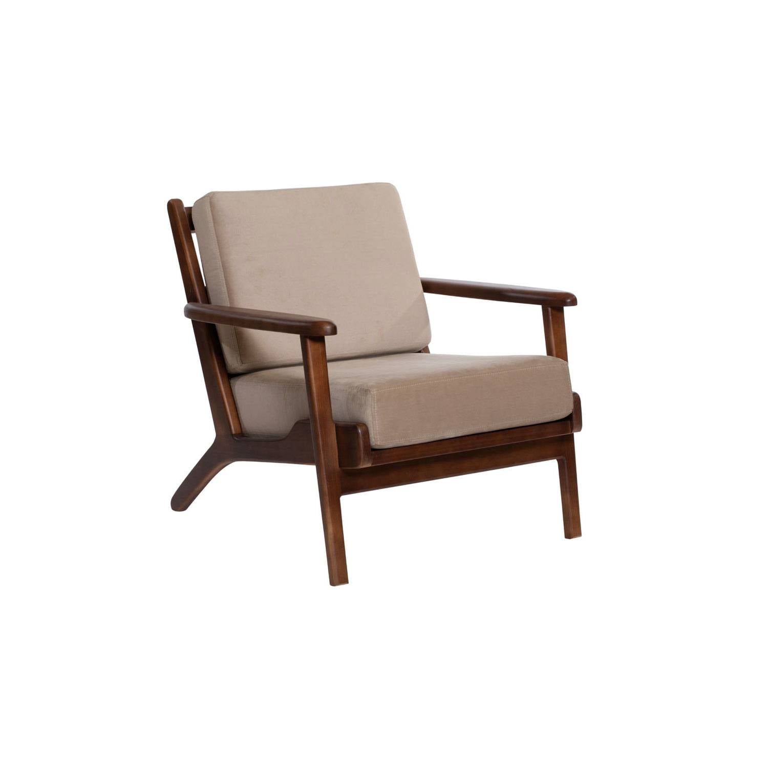 SITIAL LATAM HOME NEUSS 1 CUERPO BEIGE TELA VELVET - 2