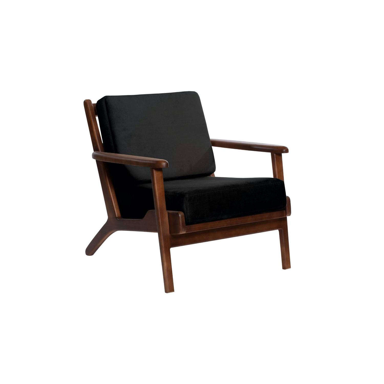 SITIAL LATAM HOME NEUSS 1 CUERPO NEGRO TELA VELVET - 2