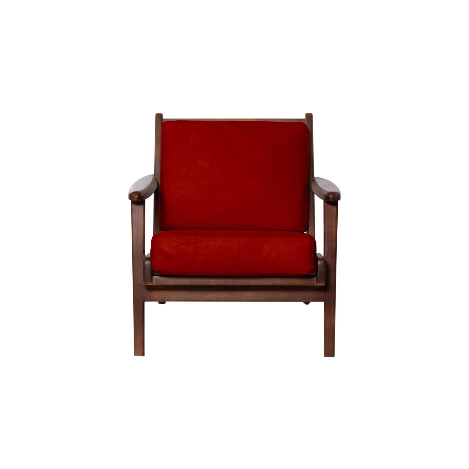 SITIAL LATAM HOME NEUSS 1 CUERPO CUERO KENTUCKY ROJO - 1