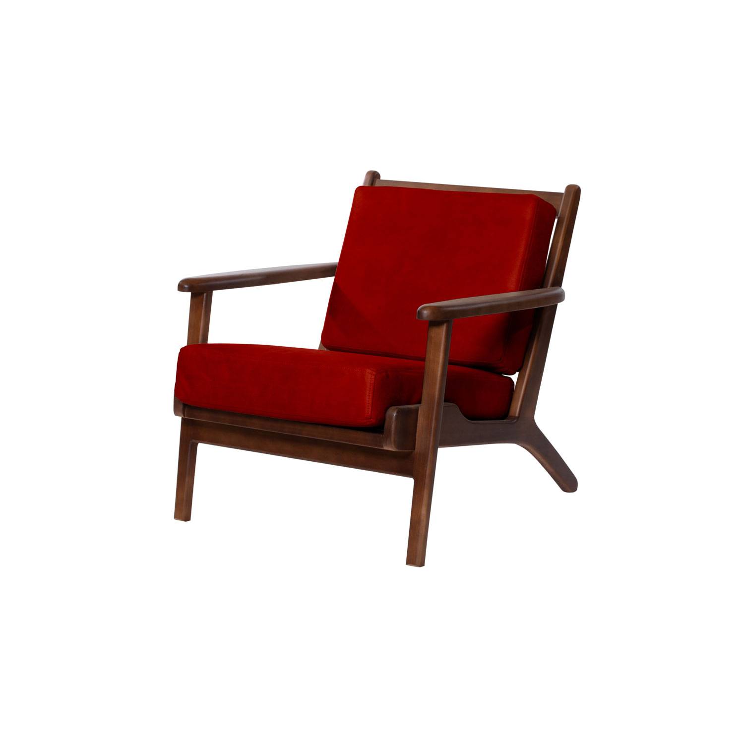 SITIAL LATAM HOME NEUSS 1 CUERPO CUERO KENTUCKY ROJO - 2