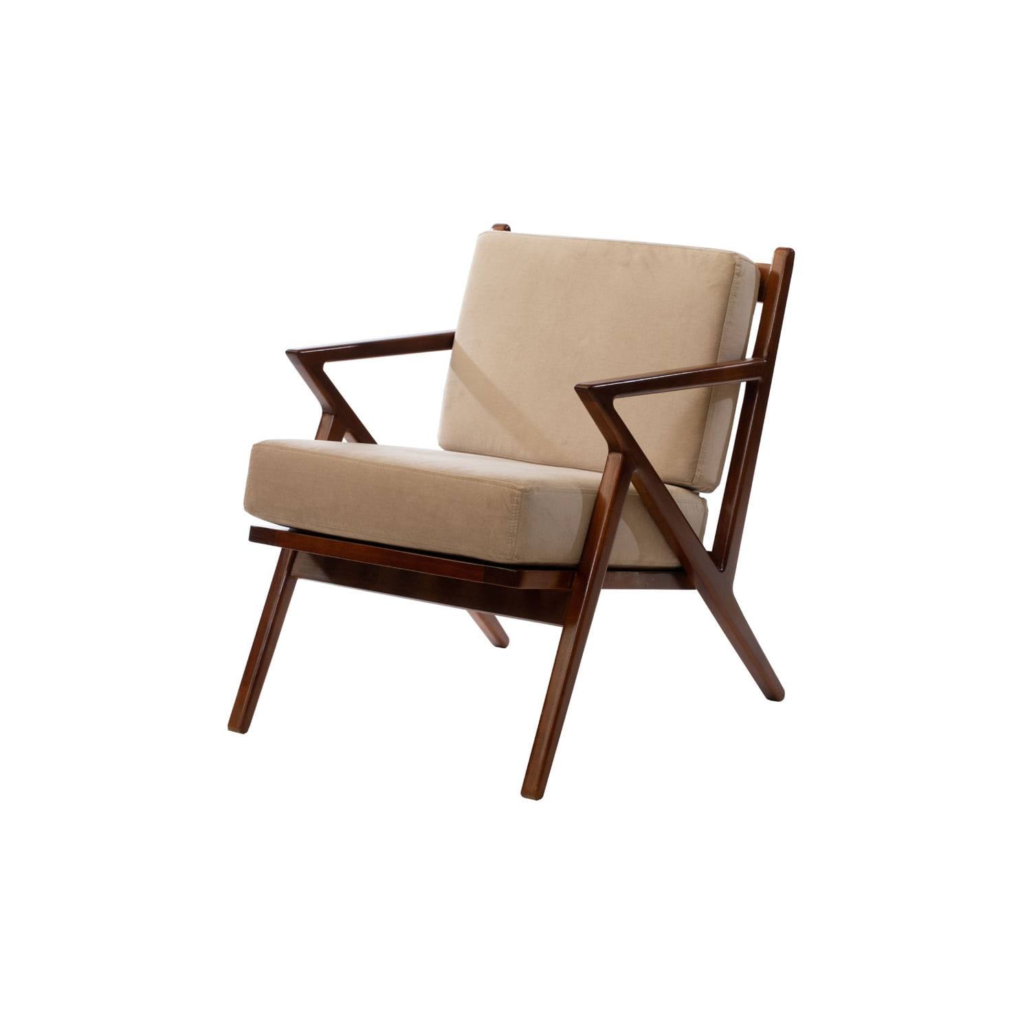 SITIAL LATAM HOME BREMEN 1 CUERPO BEIGE TELA VELVET - 2