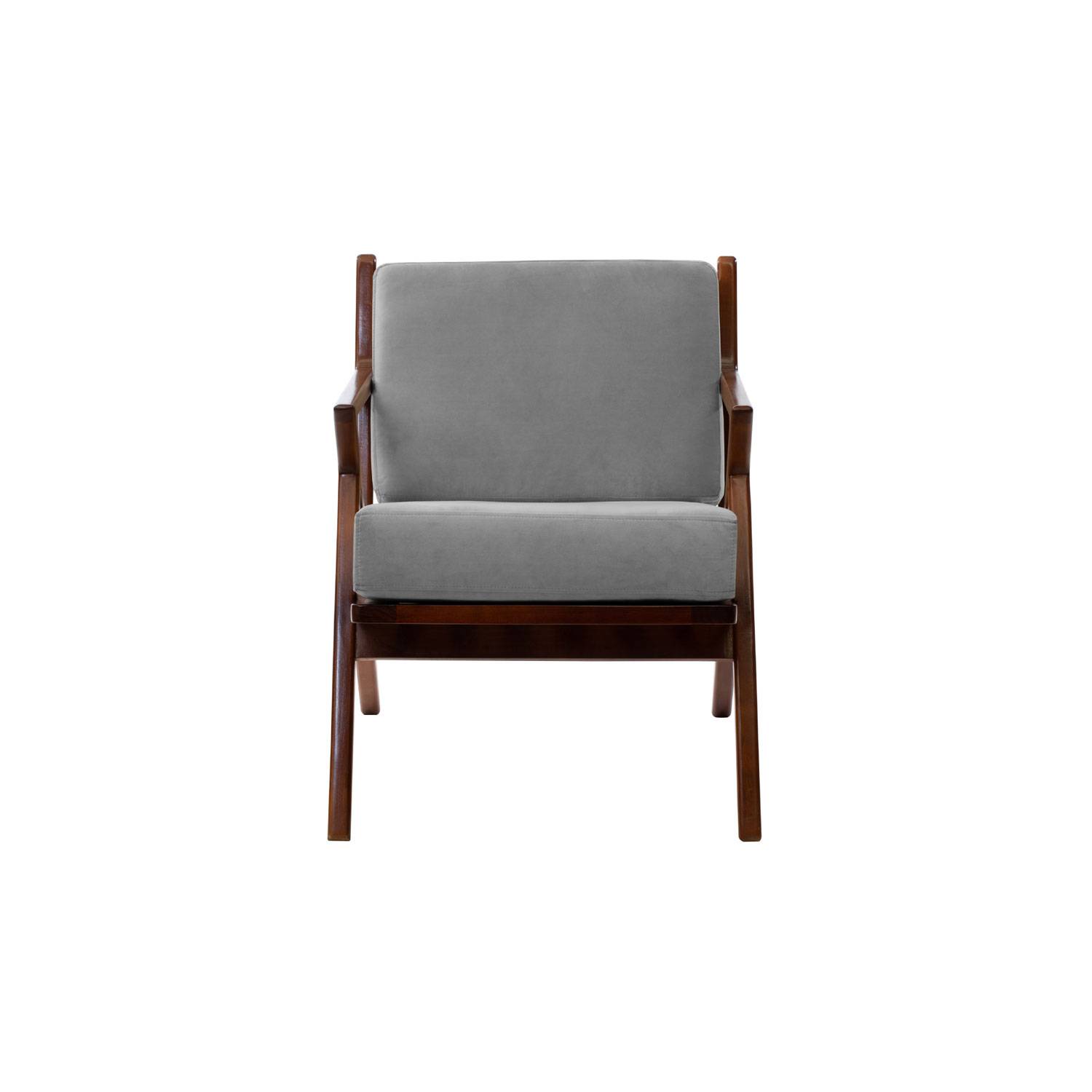 SITIAL LATAM HOME BREMEN 1 CUERPO GRIS TELA VELVET - 1