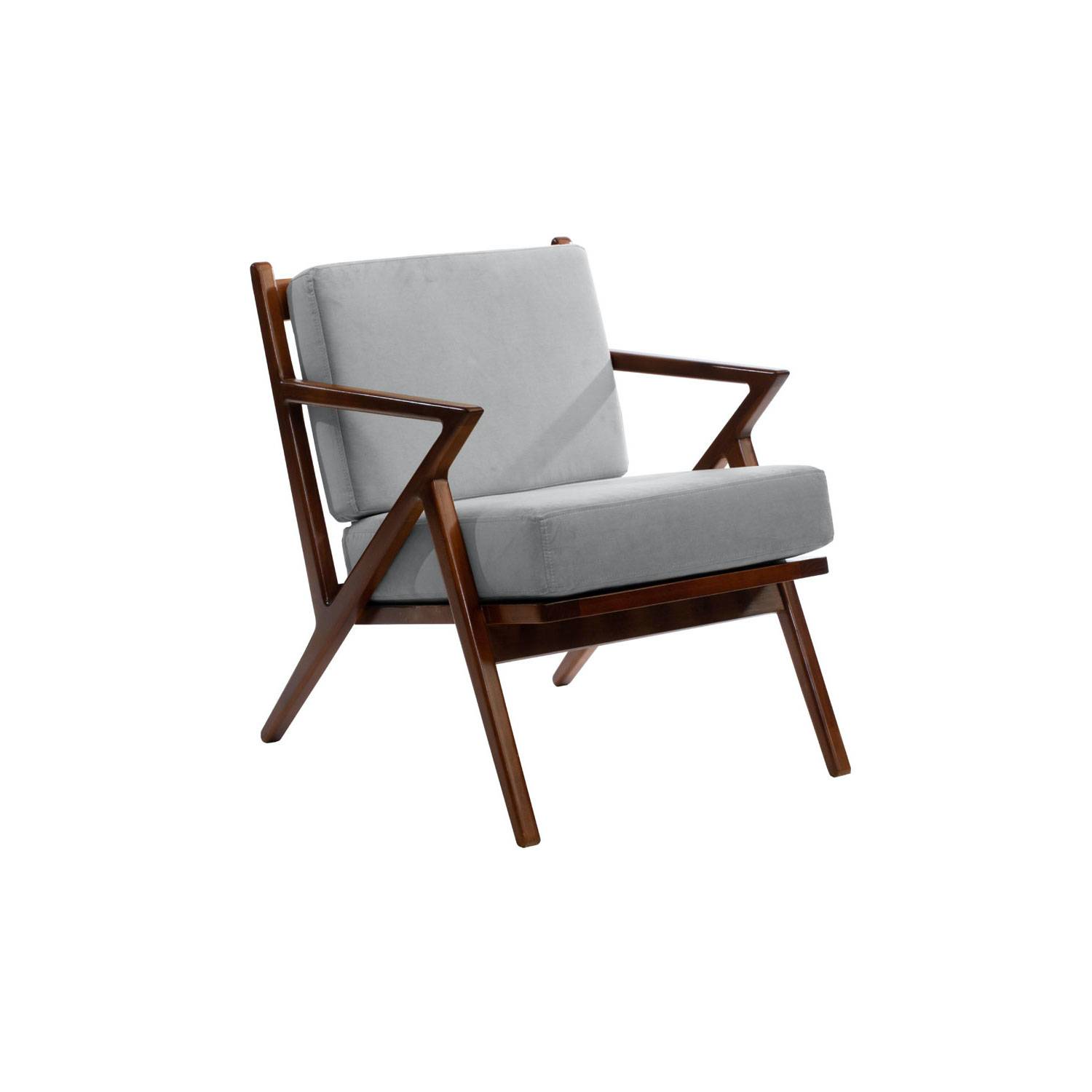 SITIAL LATAM HOME BREMEN 1 CUERPO GRIS TELA VELVET - 3