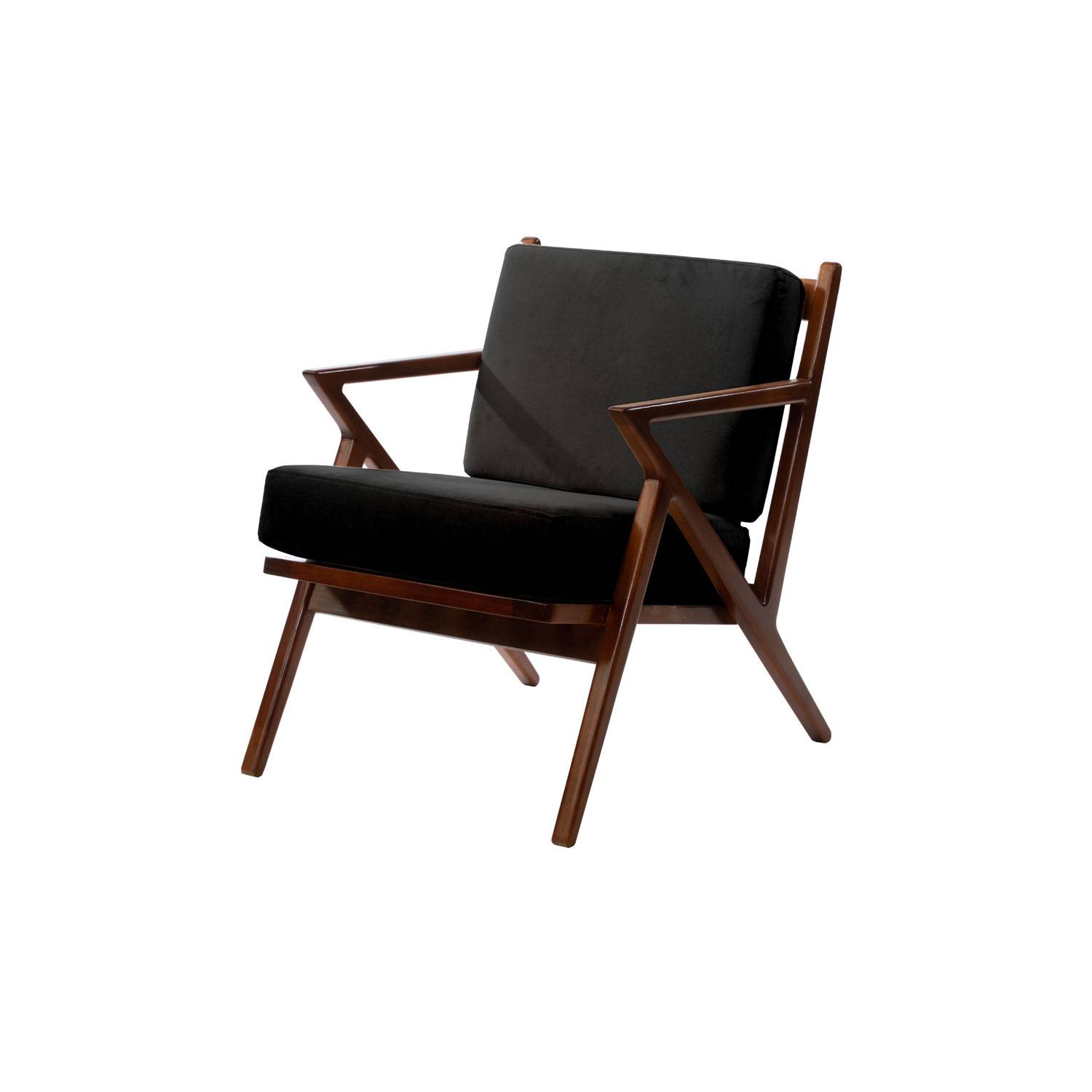SITIAL LATAM HOME BREMEN 1 CUERPO NEGRO TELA VELVET - 2