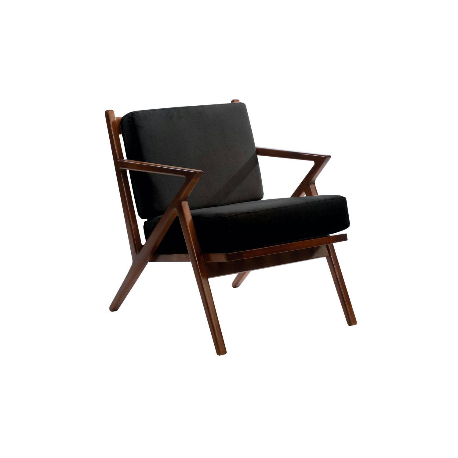 SITIAL LATAM HOME BREMEN 1 CUERPO NEGRO TELA VELVET - 3