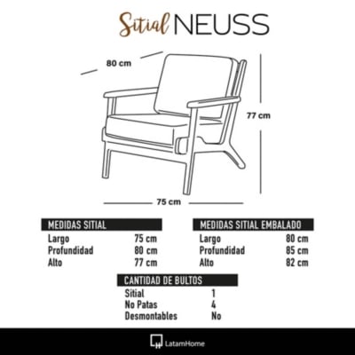 SITIAL NEUSS LINO EN COLOR BLANCO - 4