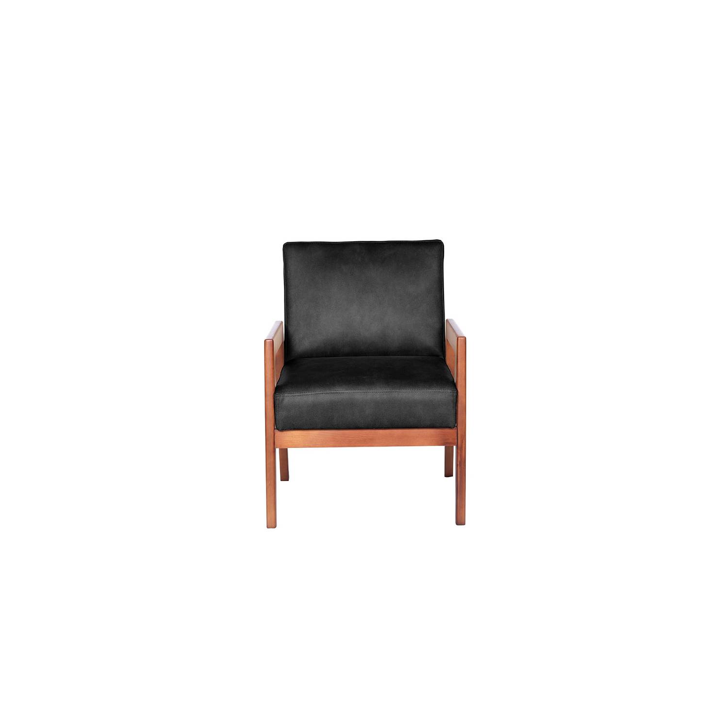 SITIAL LATAM HOME FRANKFURT 1 CUERPO CUERO KENTUCKY NEGRO - 1