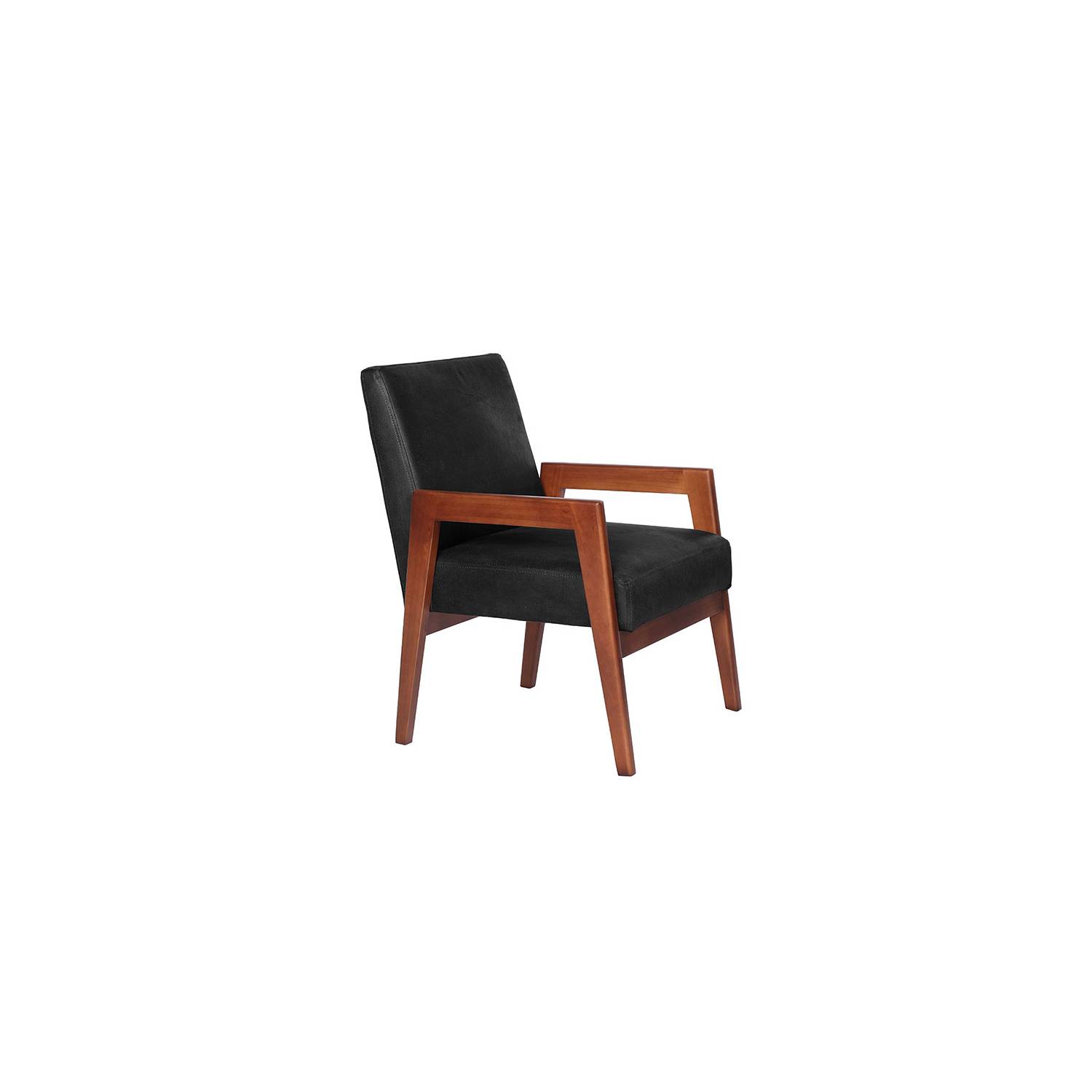SITIAL LATAM HOME FRANKFURT 1 CUERPO CUERO KENTUCKY NEGRO - 3