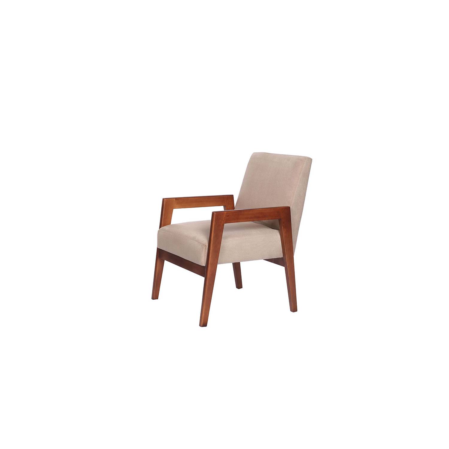 SITIAL LATAM HOME FRANKFURT 1 CUERPO BEIGE TELA VELVET - 2