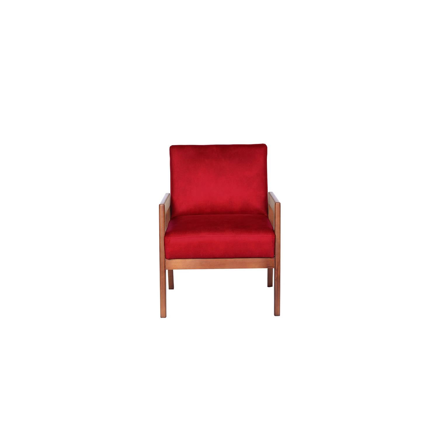 SITIAL LATAM HOME FRANKFURT 1 CUERPO CUERO KENTUCKY ROJO - 1