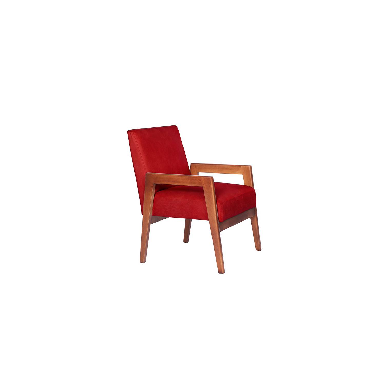 SITIAL LATAM HOME FRANKFURT 1 CUERPO CUERO KENTUCKY ROJO - 3