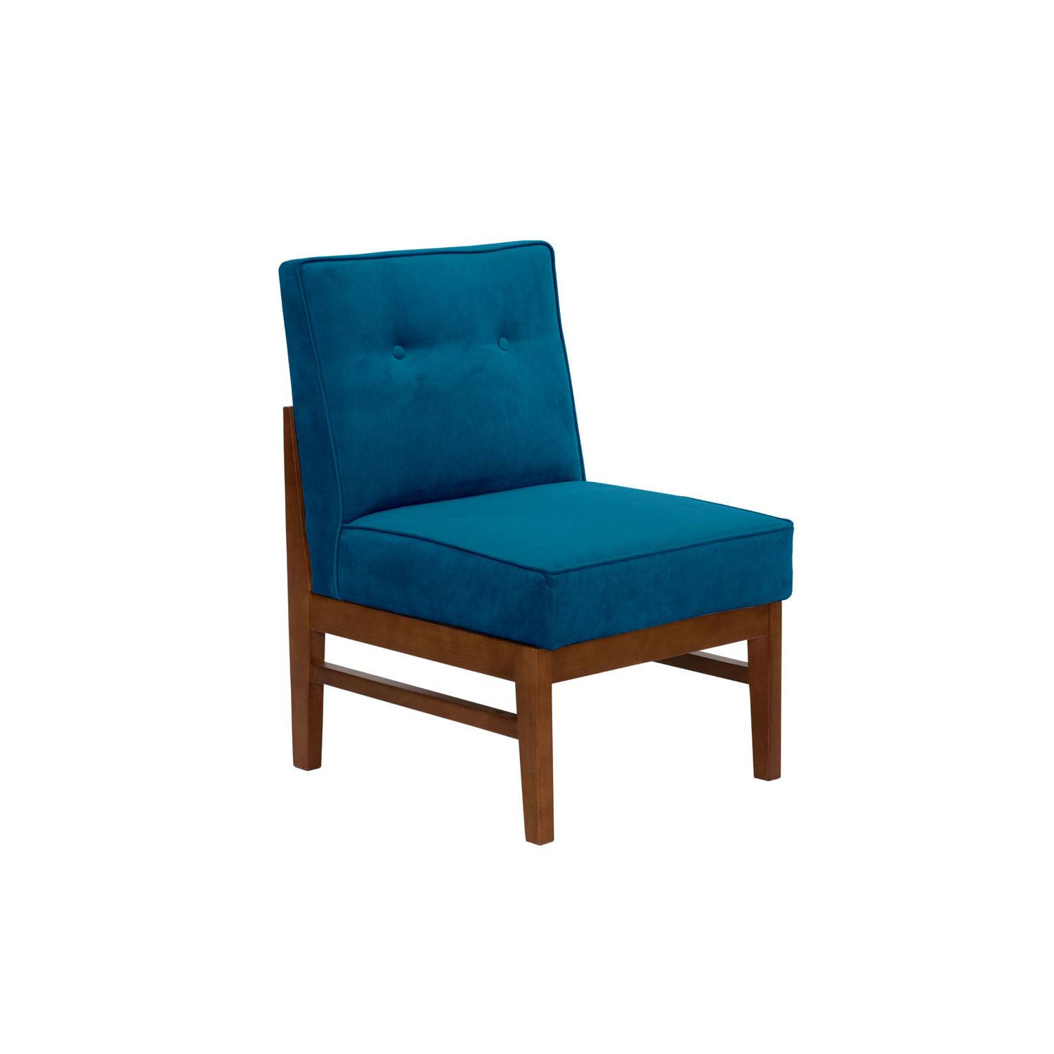 SITIAL LATAM HOME COLONIA 1 CUERPO AZUL PETROLEO TELA VELVET - 3