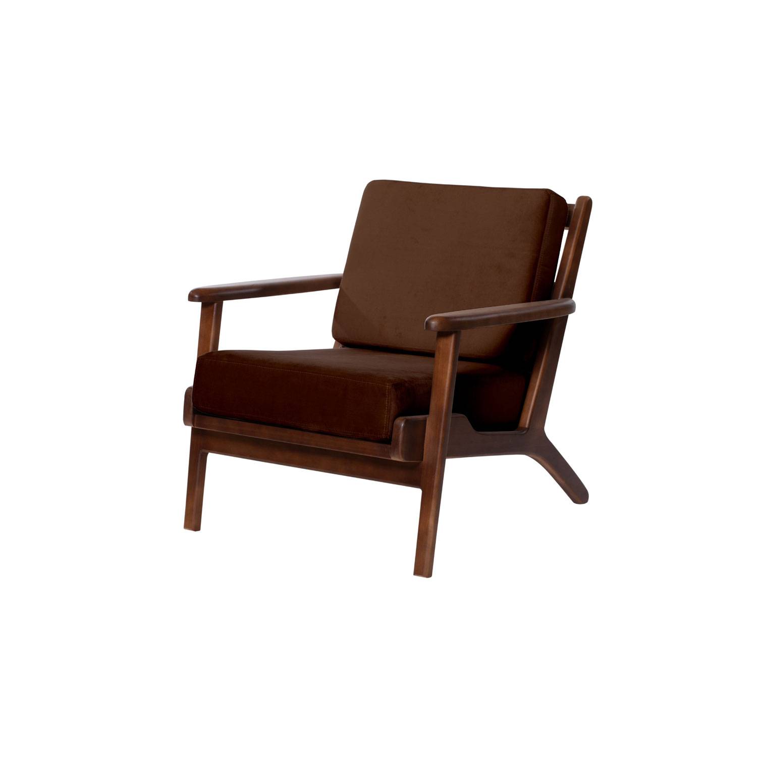 SITIAL LATAM HOME NEUSS 1 CUERPO CHOCOLATE TELA VELVET - 2